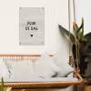plukdedag-beige tuinposter los doek klein -sfeer7