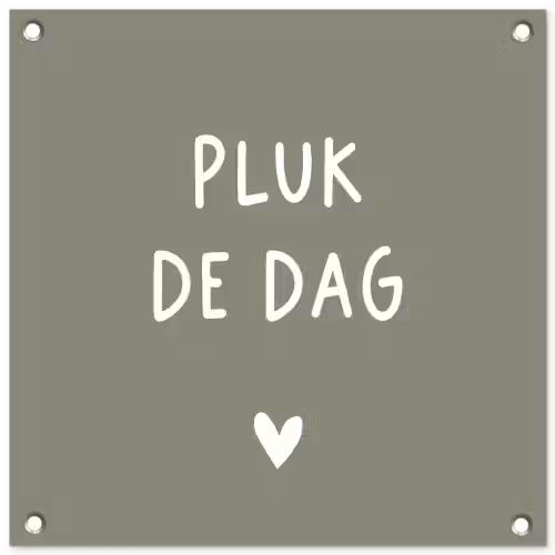 plukdedag-groen tuinposter los doek klein -3d