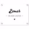 Zomer, zon, wijn & kletsen - Quotes - Tekst - Wijn - Zomer tuinposter los doek klein -3d