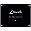 Zomer, zon, wijn & kletsen - Tekst - Zomer - Wijn - Quotes tuinposter los doek klein -3d