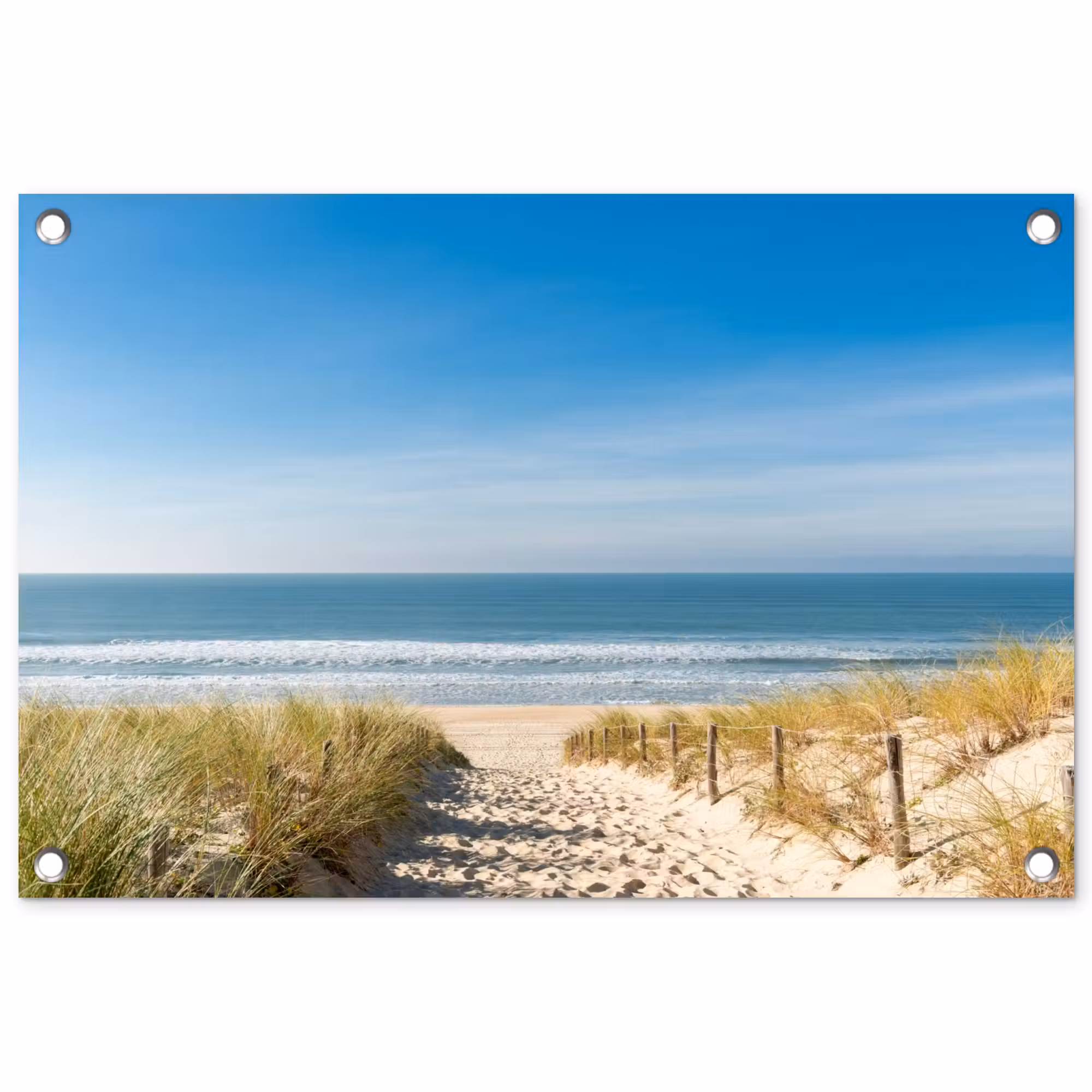 Gartenposter - Sommerlicher Strandtag