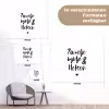 Zonnetje, wijntje & kletsen - Quotes - Tekst - Zomer - Wijn tuinposter los doek klein -Xsfeer9_DE