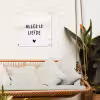 Spreuken - Alles is liefde - Bløf - Quotes tuinposter los doek klein -sfeer7