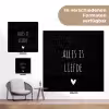 Spreuken - Alles is liefde - Quotes - Bløf tuinposter los doek klein -Xsfeer9_DE