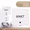 Spreuken - Geniet - Quotes tuinposter los doek klein -Xsfeer9_DE