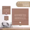 Spreuken - Grote avonturen beginnen klein - Quotes tuinposter los doek klein -Xsfeer9_DE