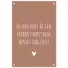 Spreuken - Guus Meeuwis - En dan denk ik aan Brabant - Quotes tuinposter los doek klein -3d