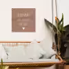 Spreuken - Liefde maakt van een huis een thuis - Quotes tuinposter los doek klein -sfeer7