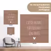 Spreuken - Liefde maakt van een huis een thuis - Quotes tuinposter los doek klein -Xsfeer9_DE