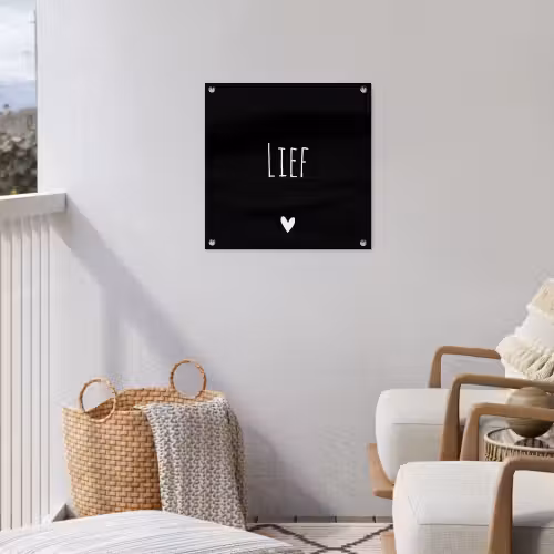 Spreuken - Lief - Quotes tuinposter los doek klein -sfeer8
