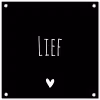 Spreuken - Lief - Quotes tuinposter los doek klein -3d