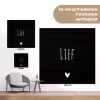 Spreuken - Lief - Quotes tuinposter los doek klein -Xsfeer9_DE