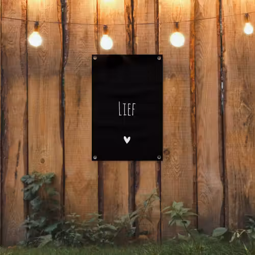 Spreuken - Lief - Quotes tuinposter los doek klein -sfeer1