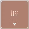 Spreuken - Lief - Quotes tuinposter los doek klein -3d