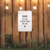 Spreuken - Papa - Papa ik lijk steeds meer op jou - Quotes - Stef Bos tuinposter los doek klein -sfeer1