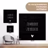 Spreuken - Zo moeder zo dochter - Dochter - Mama - Quotes tuinposter los doek klein -Xsfeer9_DE
