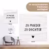 Spreuken - Zo moeder zo dochter - Quotes - Mama - Dochter tuinposter los doek klein -Xsfeer9_DE