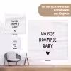 Spreuken - Huisje boompje baby - Quotes tuinposter los doek klein -Xsfeer9_DE