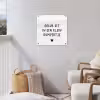 Spreuken - Quotes - Geluk zit in een klein rompertje tuinposter los doek klein -sfeer8