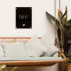 Spreuken - Quotes - Geniet tuinposter los doek klein -sfeer7