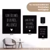 Spreuken - Quotes - Van jou wil ik er nog wel eentje tuinposter los doek klein -Xsfeer9_DE
