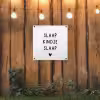 Spreuken - Quotes - Slaap kindje slaap tuinposter los doek klein -sfeer1