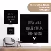 Spreuken - Thuis is het plekje waar de liefde woont - Quotes tuinposter los doek klein -Xsfeer9_DE
