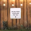Spreuken - Doe mij maar levenslang met jou - Quotes tuinposter los doek klein -sfeer1