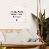 Spreuken - Doe mij maar levenslang met jou - Quotes tuinposter los doek klein -sfeer7