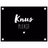 Thuis - Quotes - Knus plekje - Tekst tuinposter los doek klein -3d