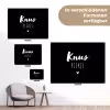 Thuis - Quotes - Knus plekje - Tekst tuinposter los doek klein -Xsfeer9_DE