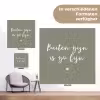 Tekst - Buiten zijn is zo fijn - Zomer - Spreuken tuinposter los doek klein -Xsfeer9_DE