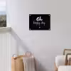 Tekst - Oh happy day - Zomer - Quotes tuinposter los doek klein -sfeer8