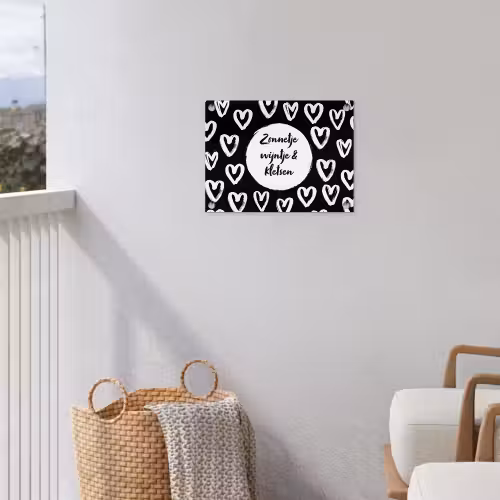 Tekst - Zonnetje, wijntje & kletsen - Quotes - Wijn - Tuin tuinposter los doek klein -sfeer8
