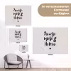 Tekst - Wijn - Zonnetje, wijntje & kletsen - Quotes tuinposter los doek klein -Xsfeer9_DE