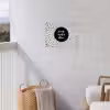 Tekst - Quotes - Zonnetje, wijntje & kletsen - Wijn tuinposter los doek klein -sfeer8