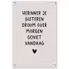 droom-beige tuinposter los doek klein -3d