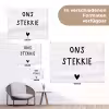 Ons stekkie - Quotes - Spreuken tuinposter los doek klein -Xsfeer9_DE