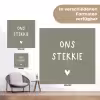 onsstekkie-groen tuinposter los doek klein -Xsfeer9_DE