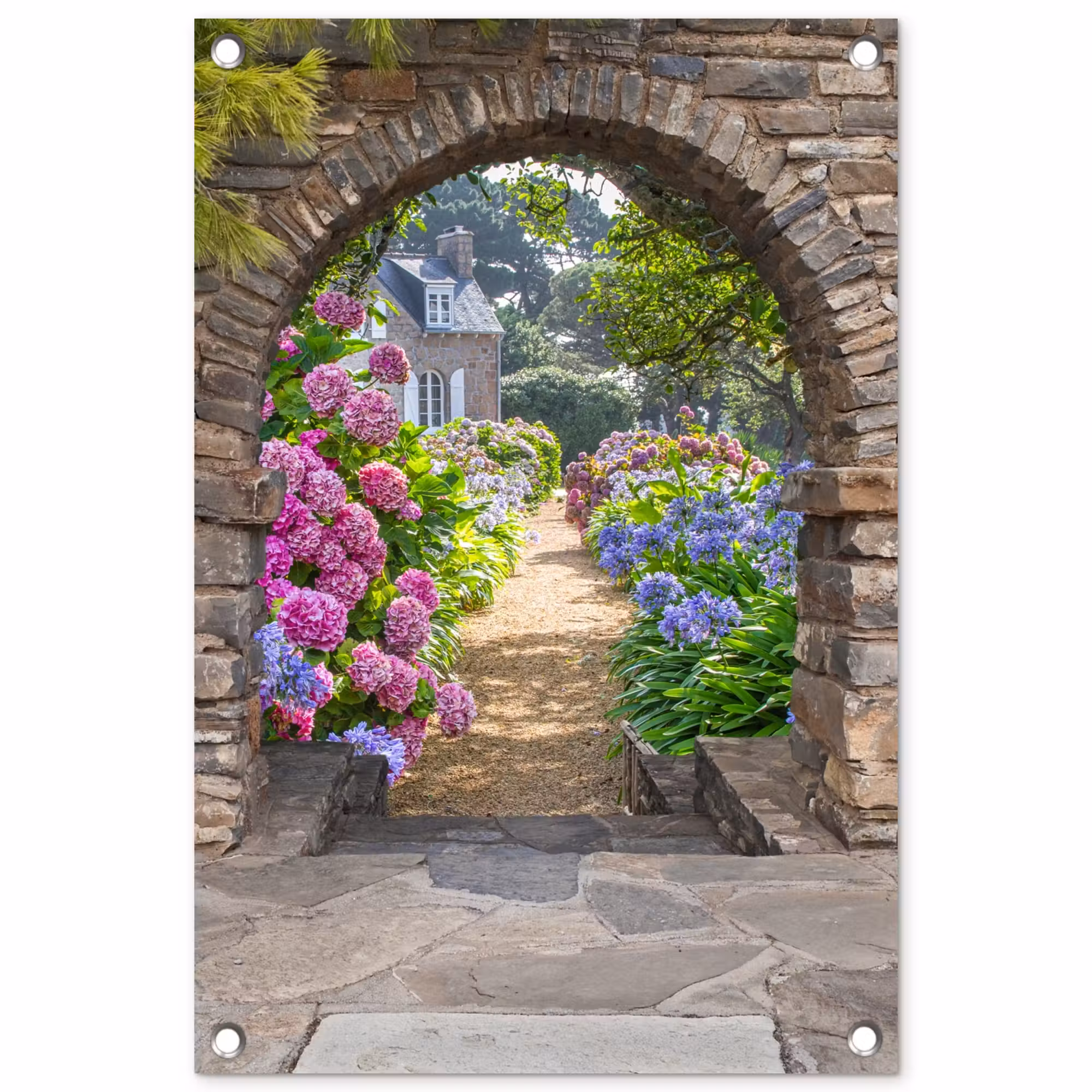 Gartenposter - Verstopfter Garten