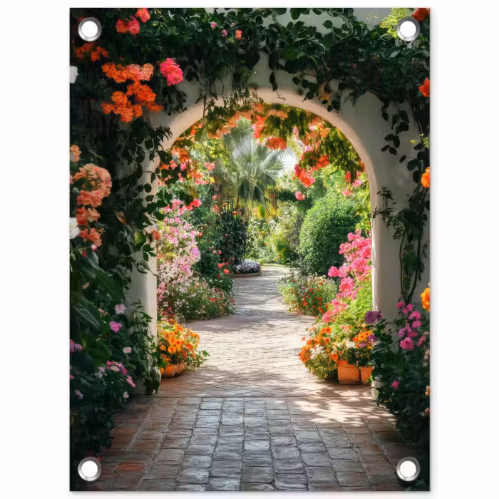 Gartenposter - vista - Blumen - Natur - Blumengarten