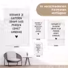 Quotes - Herinner je gisteren droom over morgen geniet vandaag - Spreuken tuinposter los doek klein -Xsfeer9_DE