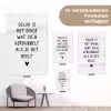 Quotes - Geluk is het enige wat zich verdubbelt - Spreuken tuinposter los doek klein -Xsfeer9_DE