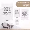 Quotes - Ik heb het nog nooit gedaan dus - Spreuken tuinposter los doek klein -Xsfeer9_DE