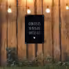 Quotes - Adem kusjes in en blaas hartjes uit - Spreuken tuinposter los doek klein -sfeer1