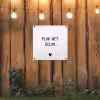 Quotes - Pluk het geluk - Spreuken tuinposter los doek klein -sfeer1