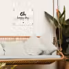 Quotes - Oh happy day - Spreuken - Geluk tuinposter los doek klein -sfeer7