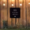 Quotes - Papa ik lijk steeds meer op jou - Stef Bos - Papa - Spreuken tuinposter los doek klein -sfeer1