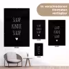 Quotes - Slaap kindje slaap - Spreuken tuinposter los doek klein -Xsfeer9_DE