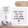 Quotes - Zing vecht huil bid lach werk en bewonder - Spreuken - Ramses Shaffy tuinposter los doek klein -Xsfeer9_DE